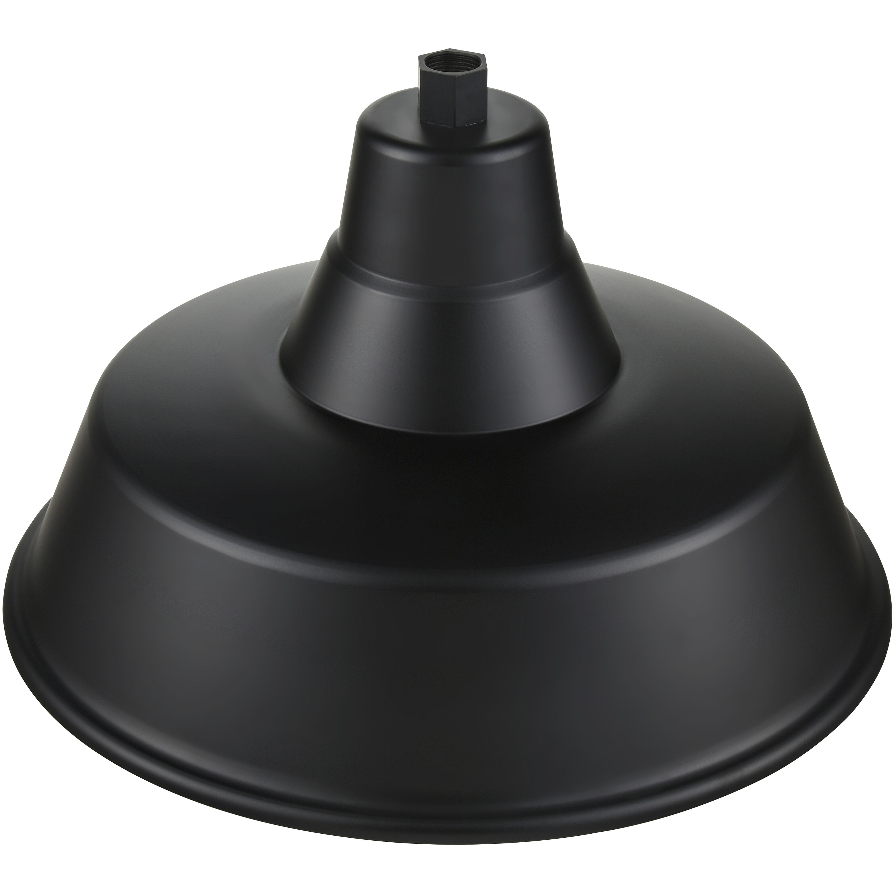 R Series Satin Black 17 inch Classic Warehouse Shade